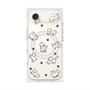 プレミアムスクエアケース with MagSafe［ オリジナル - CASEPLAYイヌ総柄 - black ］