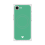 プレミアムスクエアケース with MagSafe［ オリジナル - 推し色ハート - グリーン ］