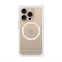 プレミアムスクエアケース with MagSafe［ オリジナル - 推し色チェック - イエロー ］