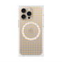 プレミアムスクエアケース with MagSafe［ オリジナル - 推し色チェック - イエロー ］