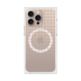 プレミアムスクエアケース with MagSafe［ オリジナル - 推し色チェック - オレンジ ］