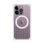 プレミアムスクエアケース with MagSafe［ オリジナル - 推し色チェック - ピンク ］