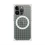 プレミアムスクエアケース with MagSafe［ オリジナル - 推し色チェック - グリーン ］
