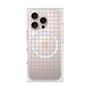 プレミアムスクエアケース with MagSafe［ オリジナル - 推し色チェック - パープル ］