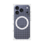 プレミアムスクエアケース with MagSafe［ オリジナル - 推し色チェック - パープル ］