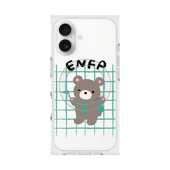 プレミアムスクエアケース with MagSafe［ オリジナル - ENFP 運動家 - キャラクター ］