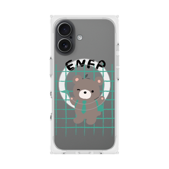 プレミアムスクエアケース with MagSafe［ オリジナル - ENFP 運動家 - キャラクター ］