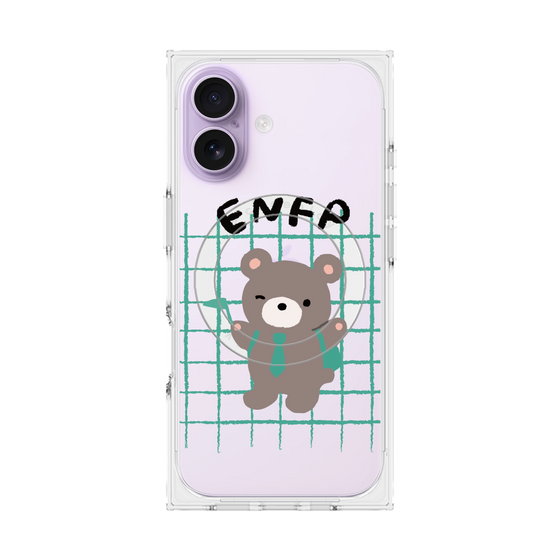 プレミアムスクエアケース with MagSafe［ オリジナル - ENFP 運動家 - キャラクター ］
