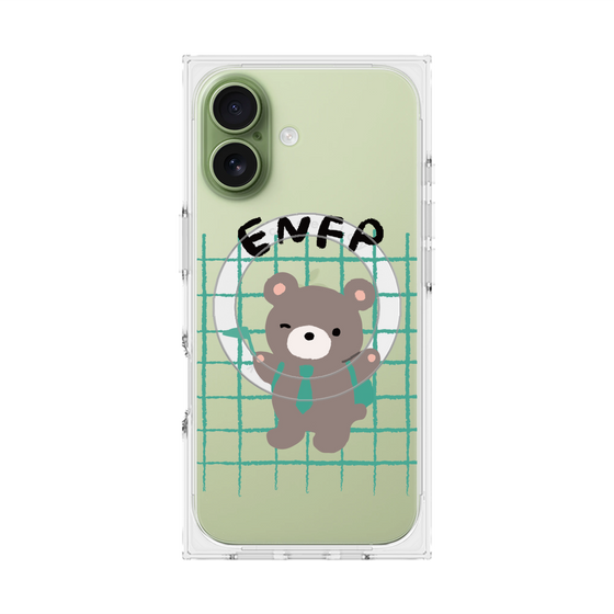 プレミアムスクエアケース with MagSafe［ オリジナル - ENFP 運動家 - キャラクター ］