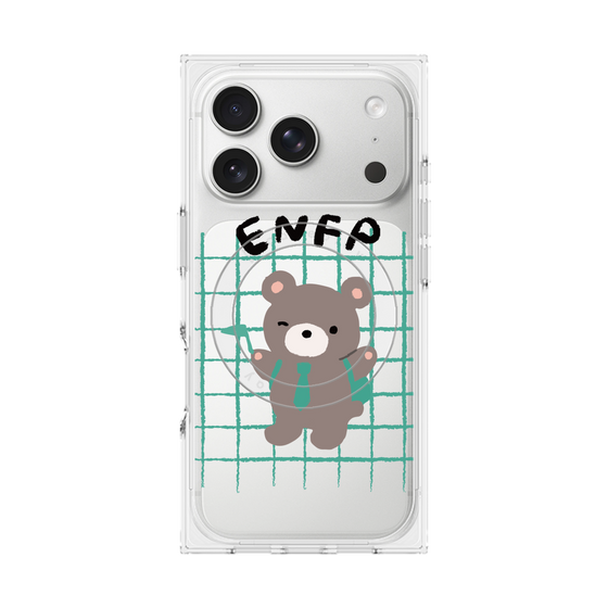 プレミアムスクエアケース with MagSafe［ オリジナル - ENFP 運動家 - キャラクター ］
