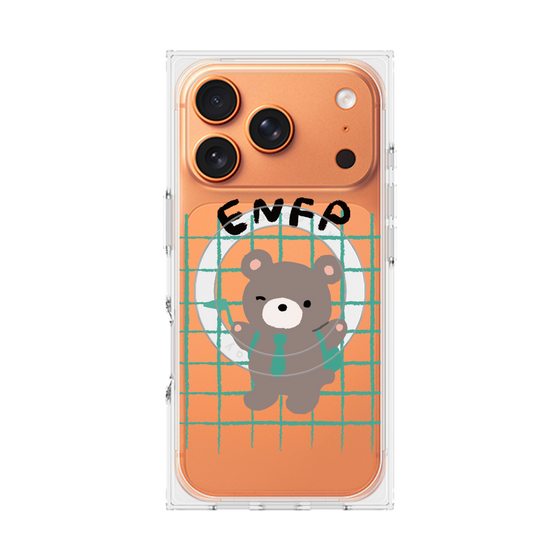 プレミアムスクエアケース with MagSafe［ オリジナル - ENFP 運動家 - キャラクター ］