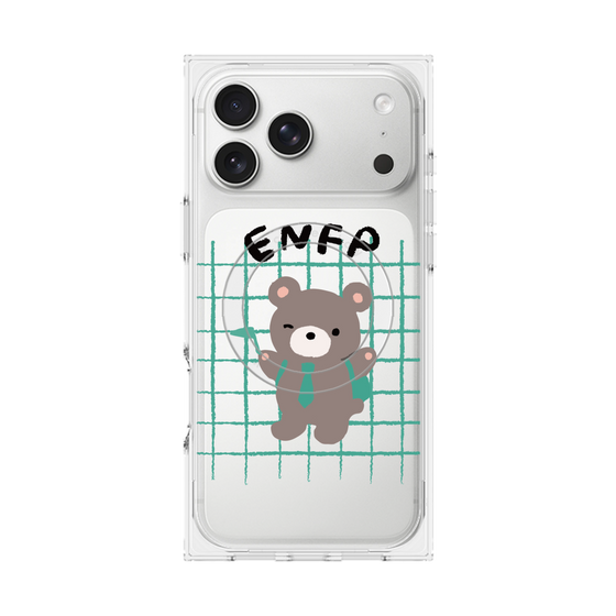 プレミアムスクエアケース with MagSafe［ オリジナル - ENFP 運動家 - キャラクター ］