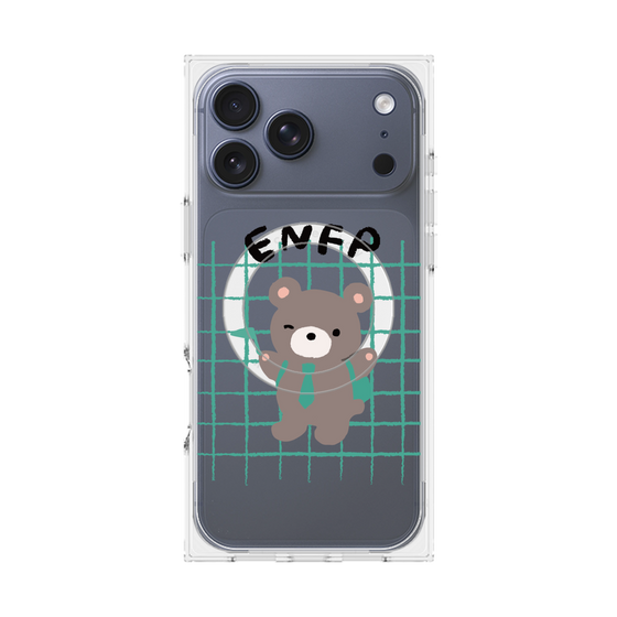 プレミアムスクエアケース with MagSafe［ オリジナル - ENFP 運動家 - キャラクター ］