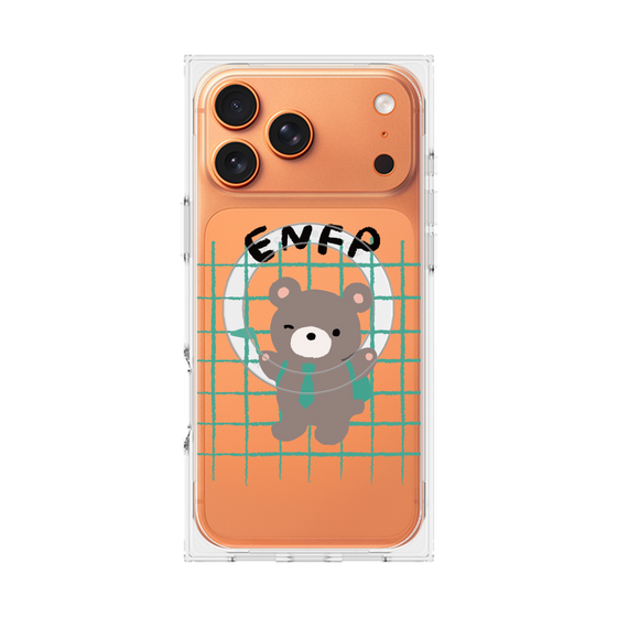 プレミアムスクエアケース with MagSafe［ オリジナル - ENFP 運動家 - キャラクター ］