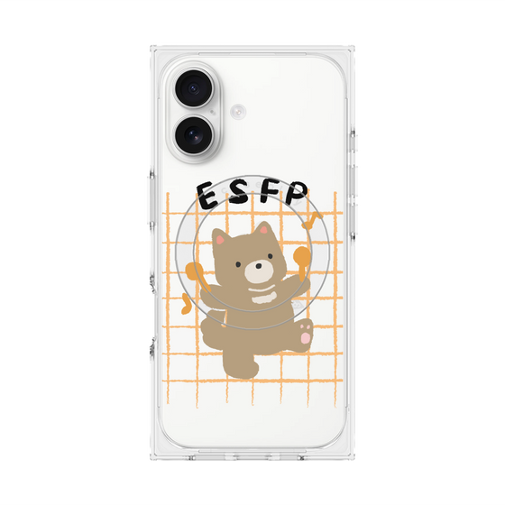 プレミアムスクエアケース with MagSafe［ オリジナル - ESFP エンターテイナー - キャラクター ］