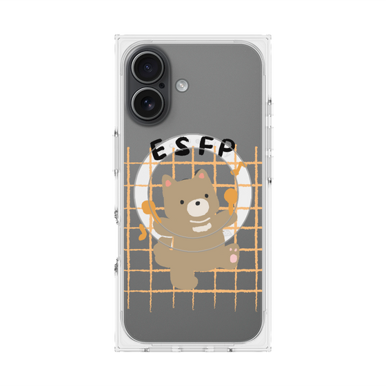 プレミアムスクエアケース with MagSafe［ オリジナル - ESFP エンターテイナー - キャラクター ］