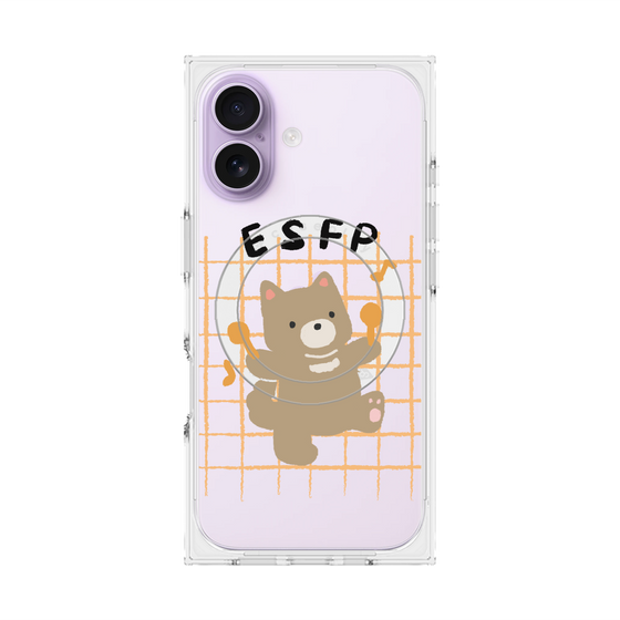 プレミアムスクエアケース with MagSafe［ オリジナル - ESFP エンターテイナー - キャラクター ］