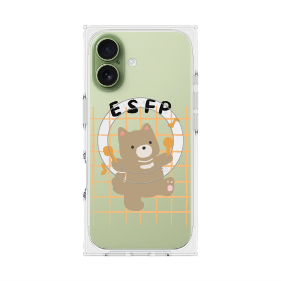 プレミアムスクエアケース with MagSafe［ オリジナル - ESFP エンターテイナー - キャラクター ］