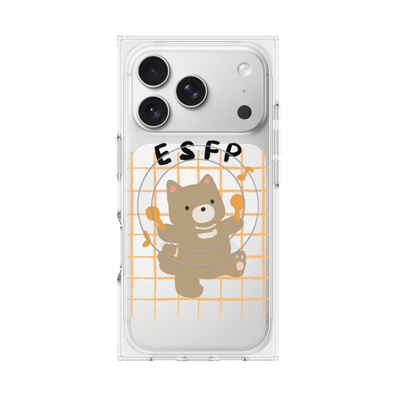 プレミアムスクエアケース with MagSafe［ オリジナル - ESFP エンターテイナー - キャラクター ］