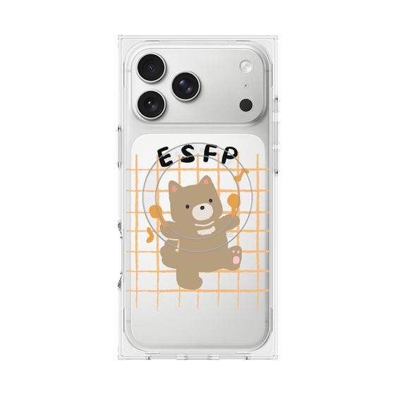 プレミアムスクエアケース with MagSafe［ オリジナル - ESFP エンターテイナー - キャラクター ］