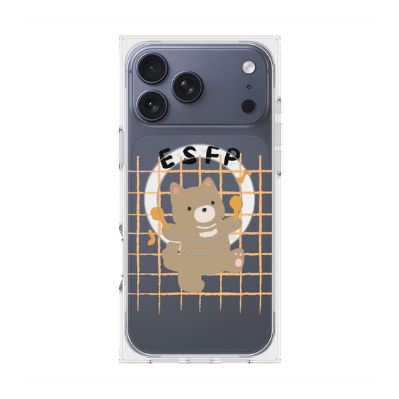 プレミアムスクエアケース with MagSafe［ オリジナル - ESFP エンターテイナー - キャラクター ］
