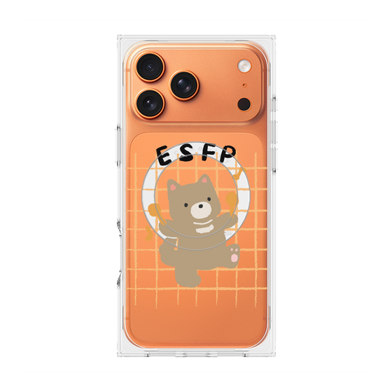 プレミアムスクエアケース with MagSafe［ オリジナル - ESFP エンターテイナー - キャラクター ］