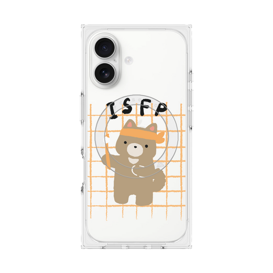 プレミアムスクエアケース with MagSafe［ オリジナル - ISFP 冒険家 - キャラクター ］