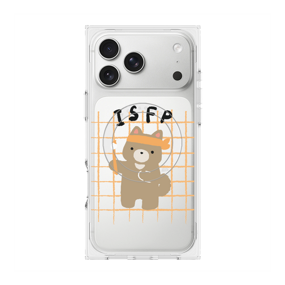 プレミアムスクエアケース with MagSafe［ オリジナル - ISFP 冒険家 - キャラクター ］