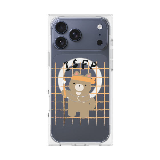 プレミアムスクエアケース with MagSafe［ オリジナル - ISFP 冒険家 - キャラクター ］