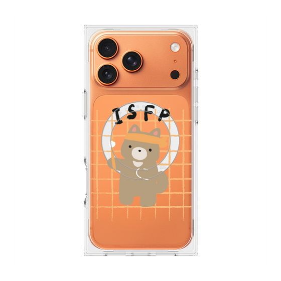 プレミアムスクエアケース with MagSafe［ オリジナル - ISFP 冒険家 - キャラクター ］