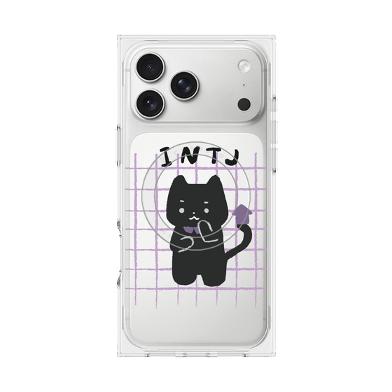 プレミアムスクエアケース with MagSafe［ オリジナル - INTJ 建築家 - キャラクター ］