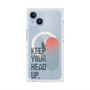 プレミアムスクエアケース with MagSafe［ オリジナル - ドットオーバーレイ - KEEP YOUR HEAD UP/A ］