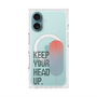 プレミアムスクエアケース with MagSafe［ オリジナル - ドットオーバーレイ - KEEP YOUR HEAD UP/A ］