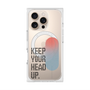 プレミアムスクエアケース with MagSafe［ オリジナル - ドットオーバーレイ - KEEP YOUR HEAD UP/A ］