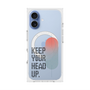 プレミアムスクエアケース with MagSafe［ オリジナル - ドットオーバーレイ - KEEP YOUR HEAD UP/A ］