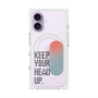 プレミアムスクエアケース with MagSafe［ オリジナル - ドットオーバーレイ - KEEP YOUR HEAD UP/A ］