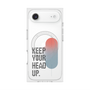 プレミアムスクエアケース with MagSafe［ オリジナル - ドットオーバーレイ - KEEP YOUR HEAD UP/A ］