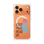 プレミアムスクエアケース with MagSafe［ オリジナル - ドットオーバーレイ - KEEP YOUR HEAD UP/A ］