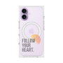 プレミアムスクエアケース with MagSafe［ オリジナル - ドットオーバーレイ - FOLLOW YOUR HEART/A ］