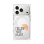プレミアムスクエアケース with MagSafe［ オリジナル - ドットオーバーレイ - FOLLOW YOUR HEART/A ］