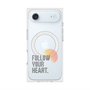 プレミアムスクエアケース with MagSafe［ オリジナル - ドットオーバーレイ - FOLLOW YOUR HEART/A ］