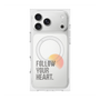 プレミアムスクエアケース with MagSafe［ オリジナル - ドットオーバーレイ - FOLLOW YOUR HEART/A ］
