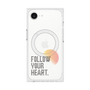 プレミアムスクエアケース with MagSafe［ オリジナル - ドットオーバーレイ - FOLLOW YOUR HEART/A ］