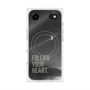 プレミアムスクエアケース with MagSafe［ オリジナル - ドットオーバーレイ - FOLLOW YOUR HEART/B ］