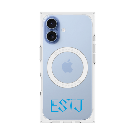 プレミアムスクエアケース with MagSafe［ オリジナル - ESTJ 幹部 - アルファベット ］