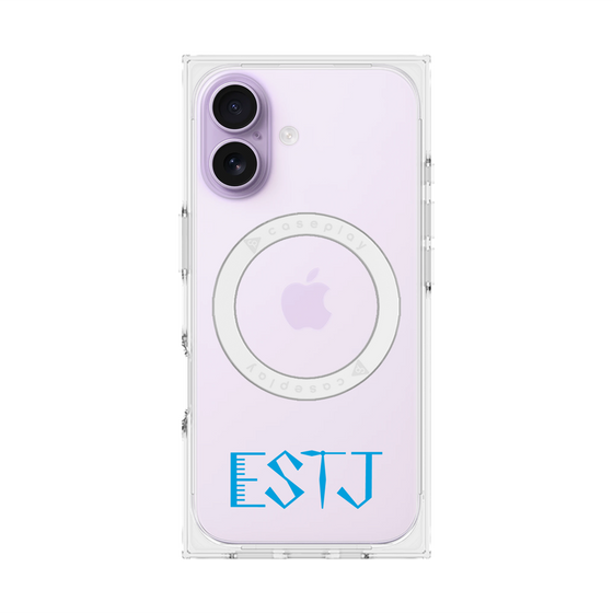 プレミアムスクエアケース with MagSafe［ オリジナル - ESTJ 幹部 - アルファベット ］