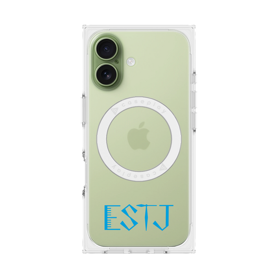 プレミアムスクエアケース with MagSafe［ オリジナル - ESTJ 幹部 - アルファベット ］