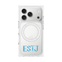 プレミアムスクエアケース with MagSafe［ オリジナル - ESTJ 幹部 - アルファベット ］