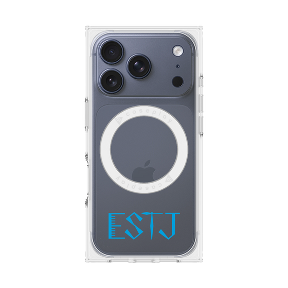 プレミアムスクエアケース with MagSafe［ オリジナル - ESTJ 幹部 - アルファベット ］