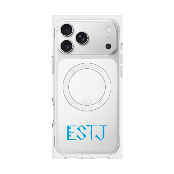 プレミアムスクエアケース with MagSafe［ オリジナル - ESTJ 幹部 - アルファベット ］